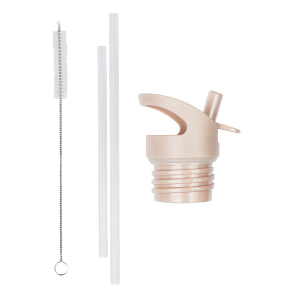 a little lovely company Dop rietje & borstel set: Bloesems - roze