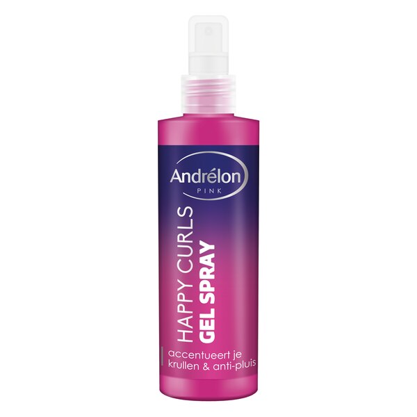 andrélon Haarstyling Overige styling Pink Happy Curls Gel Spray