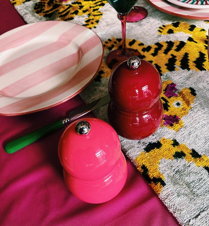 Anna Nina Addison Ross Small Pink Watermelon Salt/Pepper Mill Grinder