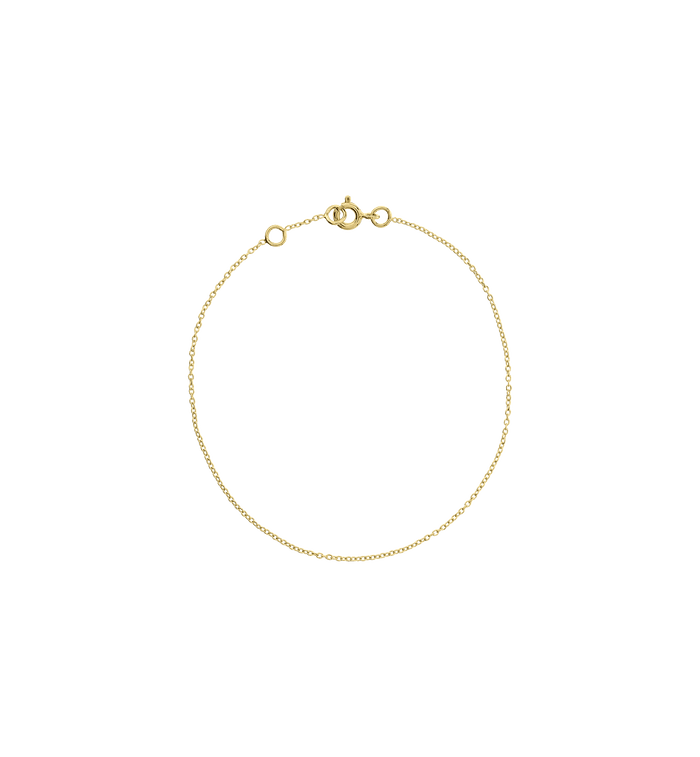 anna nina Anchor Plain Bracelet 9K