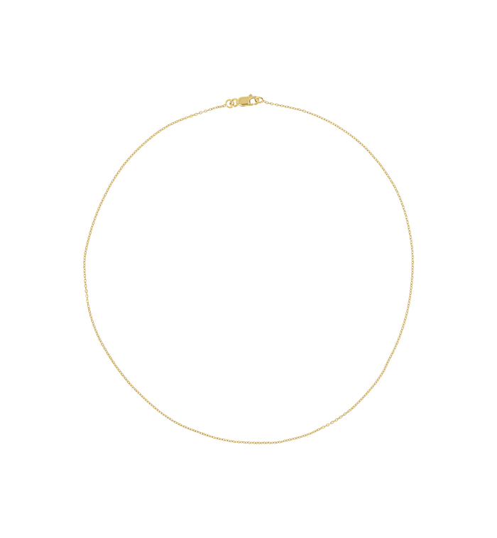 Anna Nina Anchor Plain Necklace Silver