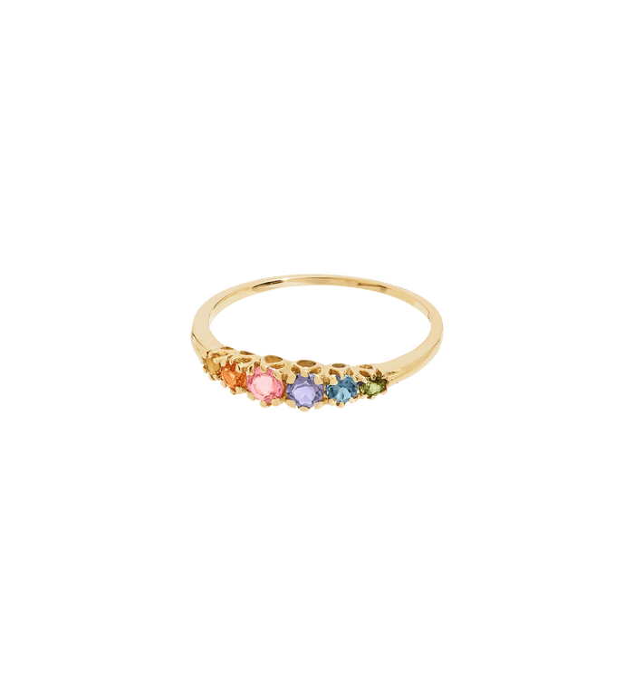 anna nina Anna Ring Eclectic 14K Yellow Gold