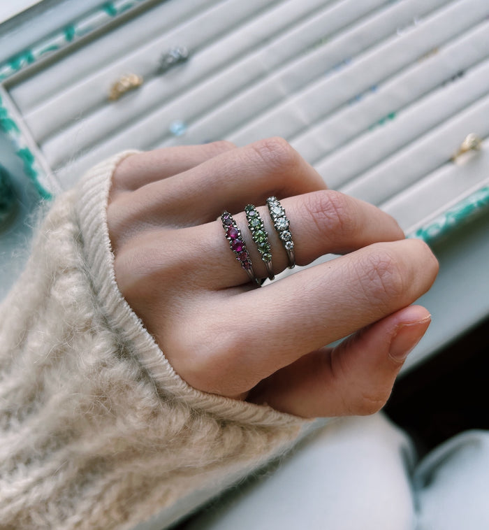 Anna Nina Anna Ring W/G 14K White Gold