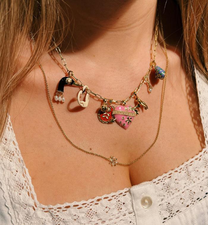 Anna Nina Antique Soul Necklace Silver