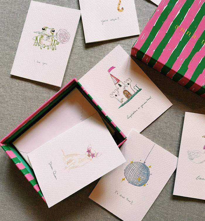 Anna Nina Anna + Nina Assorted Greeting Cards Set Of 12