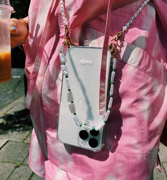 Anna Nina Ateljé Clear IPhone Case White