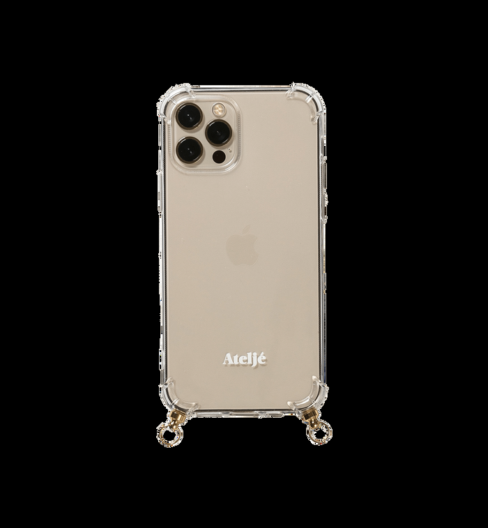 anna nina Ateljé Clear iPhone Case White