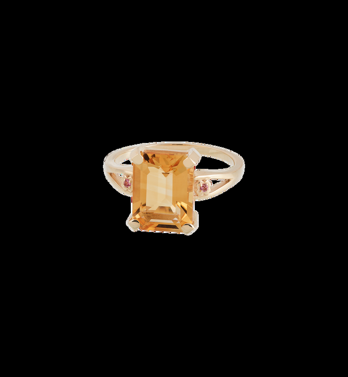 anna nina Aurora Glace Ring 14K Yellow Gold