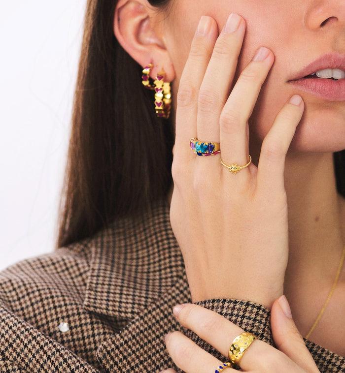 Anna Nina Bifrost Ring Silver