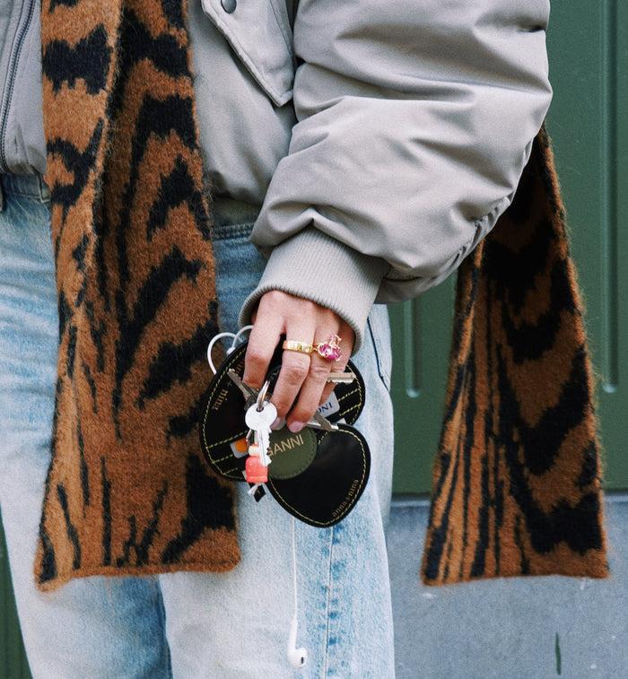 Anna Nina Black Sweetheart Keychain