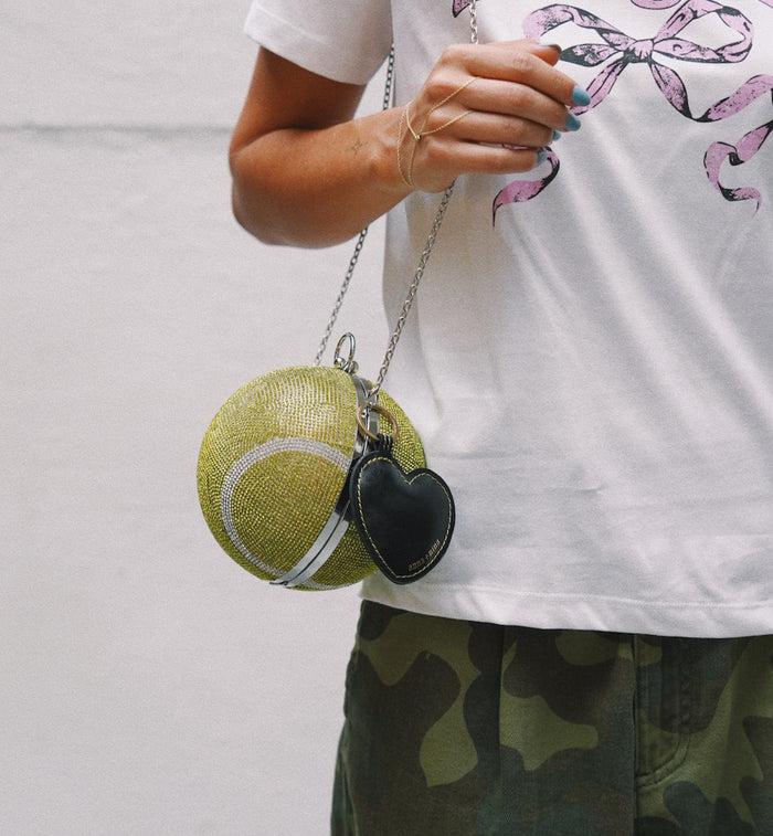 Anna Nina Black Sweetheart Keychain