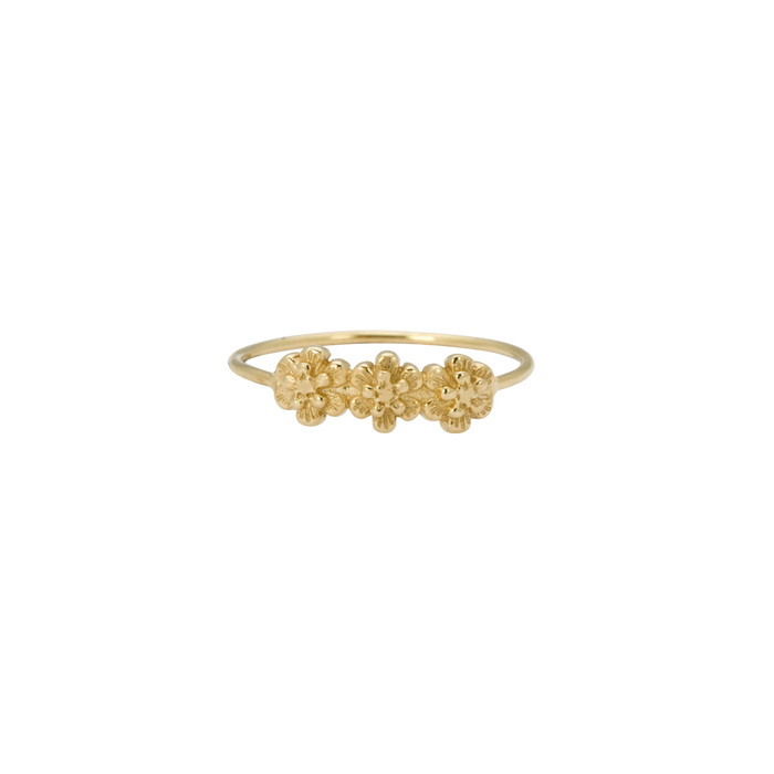 anna nina Bloom Ring 14K Yellow Gold