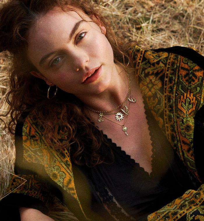 Anna Nina Bonfire Choker Gold Plated