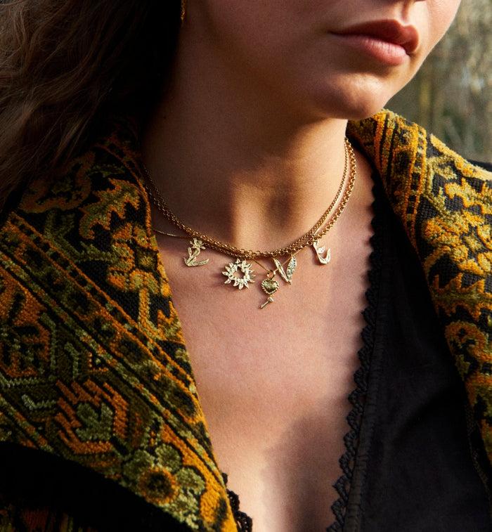 Anna Nina Bonfire Choker Gold Plated