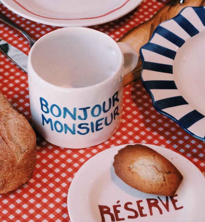 Anna Nina Bonjour Mug Set Of 2