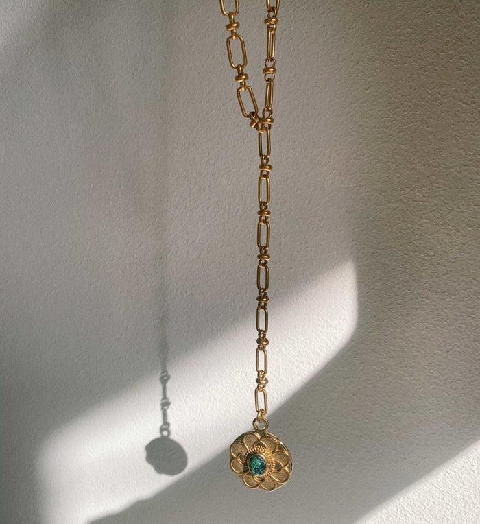 Anna Nina Brinker + Eliza Sunshine Y-Necklace