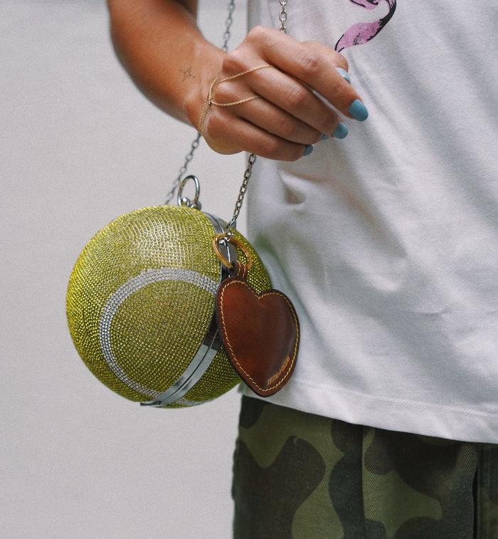 Anna Nina Brown Sweetheart Keychain