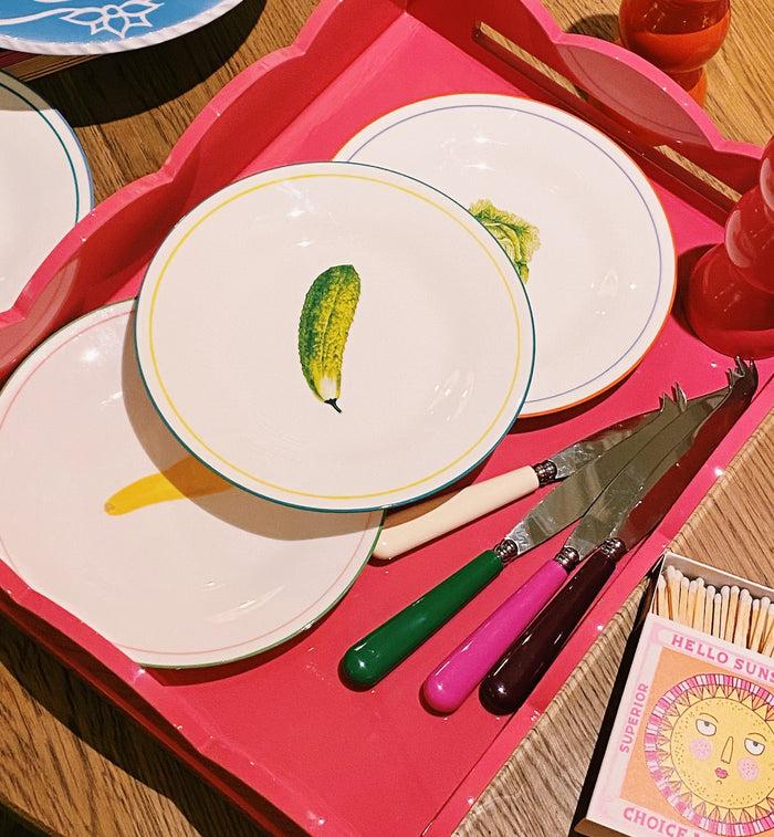 Anna Nina Capdeco Cheese Knife Bordeaux