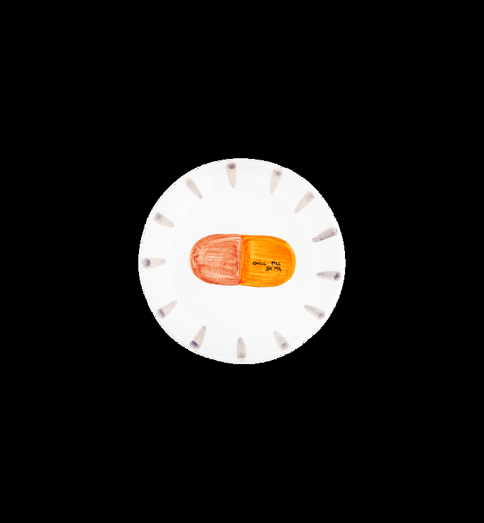 anna nina Chill Pill Dessert Plate