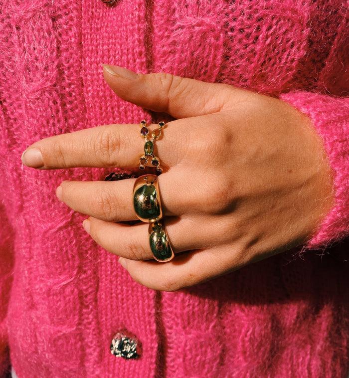 Anna Nina Chubby Ring 14K Yellow Gold