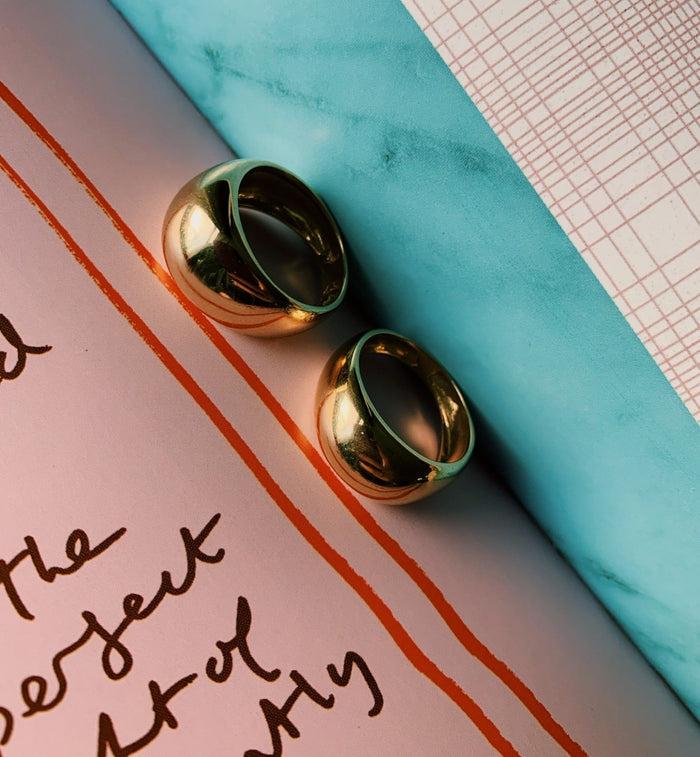 Anna Nina Chunky Ring 14K Yellow Gold