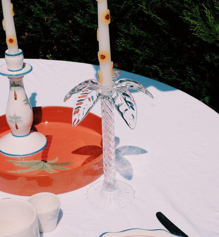 Anna Nina Clair Palm Tree Candle Holder