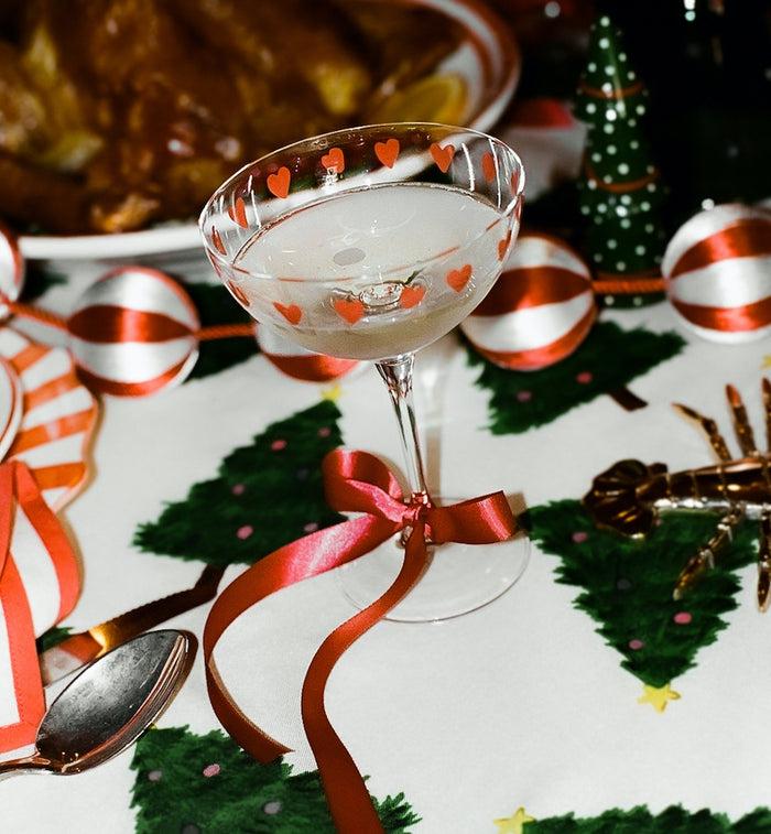 Anna Nina Classic Love Champagne Glass Set Of 2