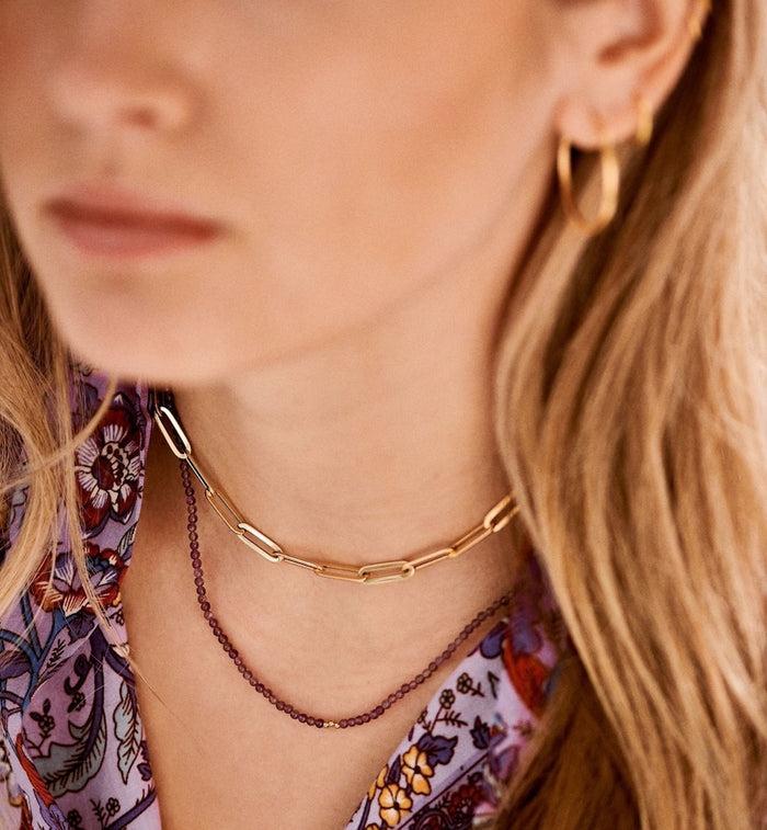 Anna Nina Closed Forever Necklace 14K