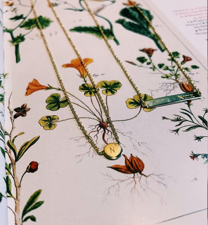 Anna Nina Coin Necklace 14K