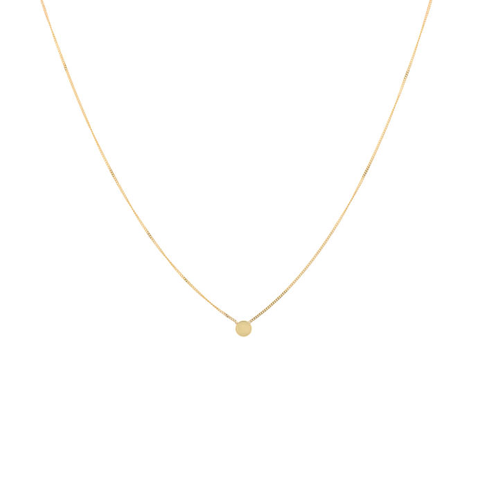 anna nina Coin Necklace 14K