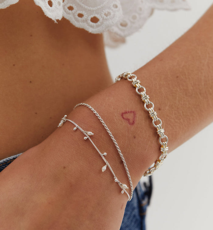 Anna Nina Cosmic Dust Bracelet Silver