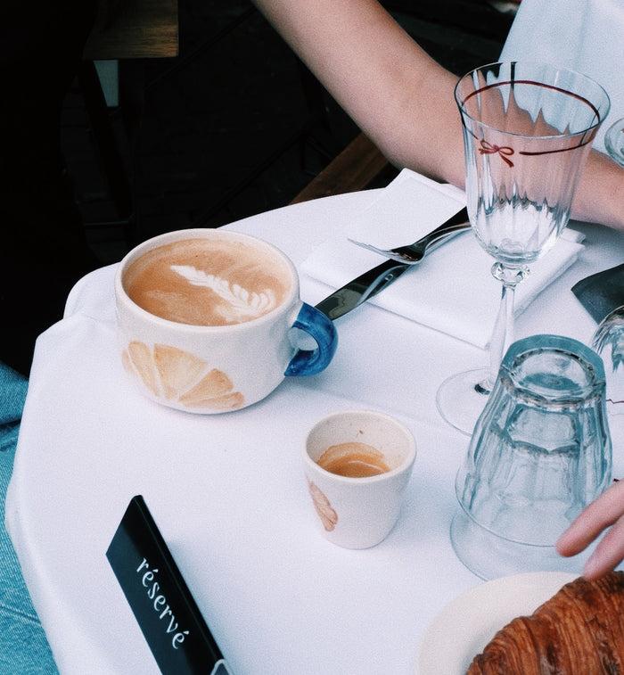 Anna Nina Croissant Cappuccino Mug