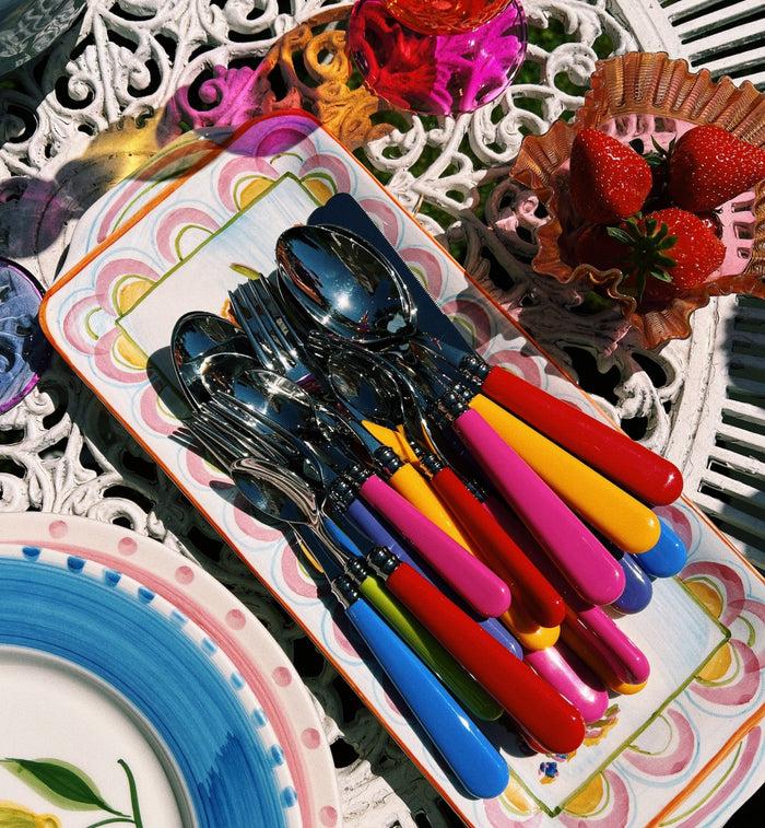 Anna Nina Cutlery Set 12 Pieces - Bright Multicolour