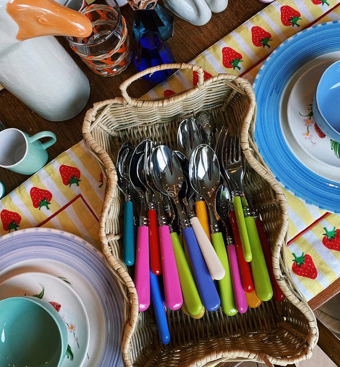 Anna Nina Cutlery Set 12 Pieces - Bright Multicolour