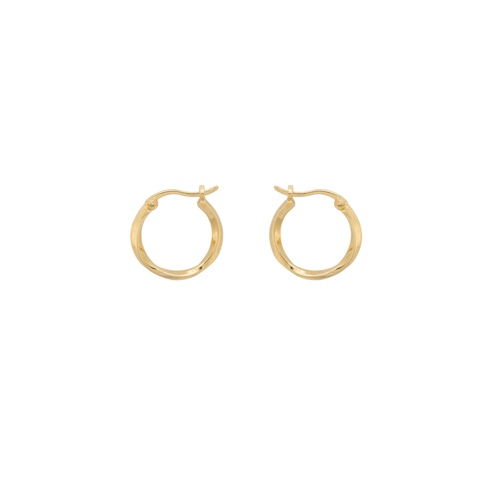 anna nina Dazzling Ring Earrings Silver