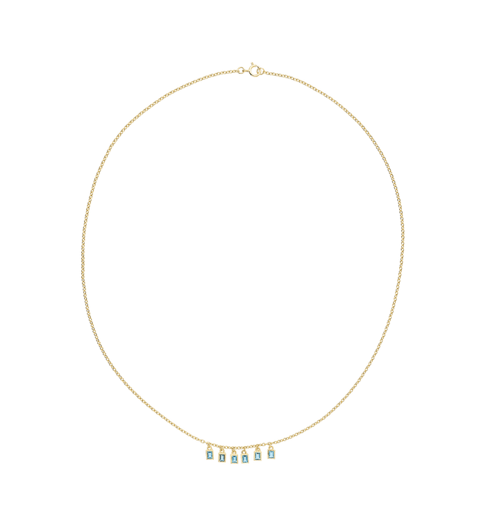 Anna Nina Drooping Aurelia Necklace 14K