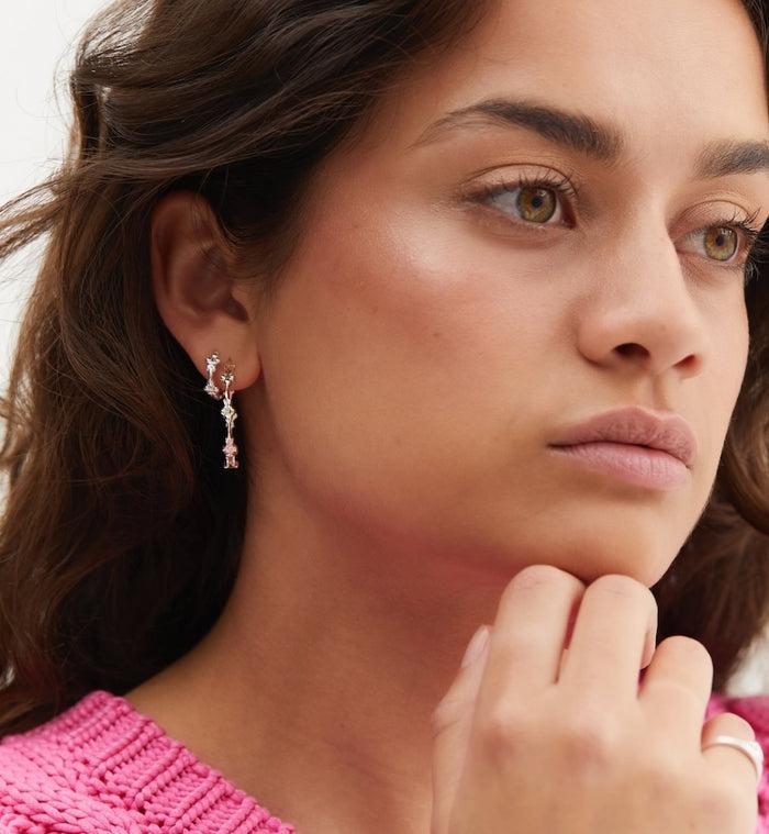 Anna Nina Eden Hoop Earrings Gold Plated