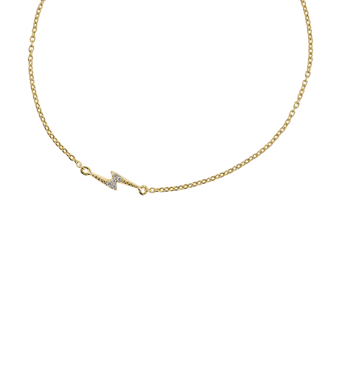 anna nina Electric Love Bracelet Gold Plated