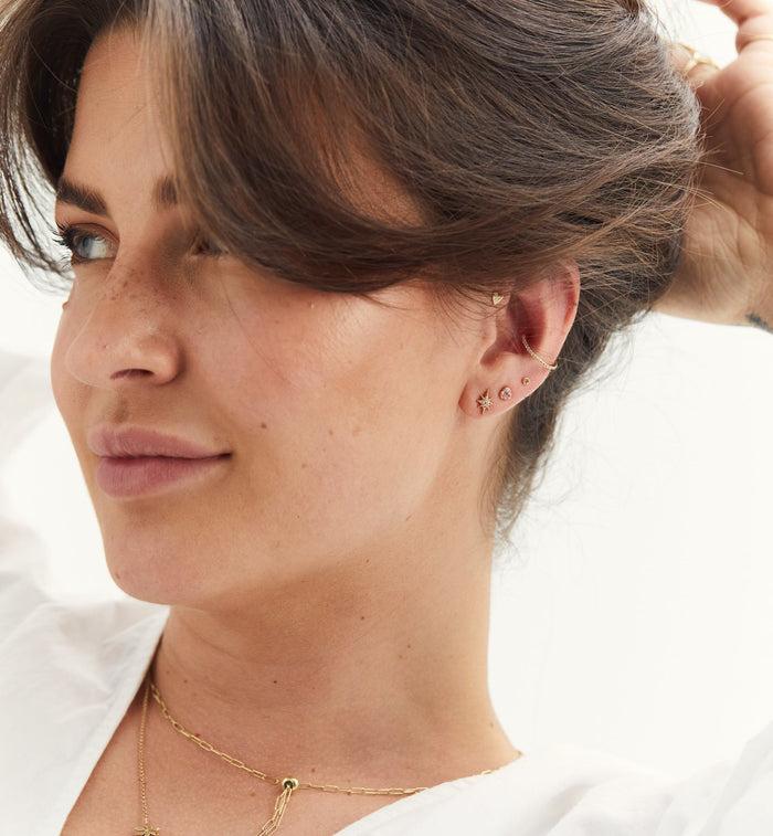 Anna Nina Endless Love Piercing Front 14K