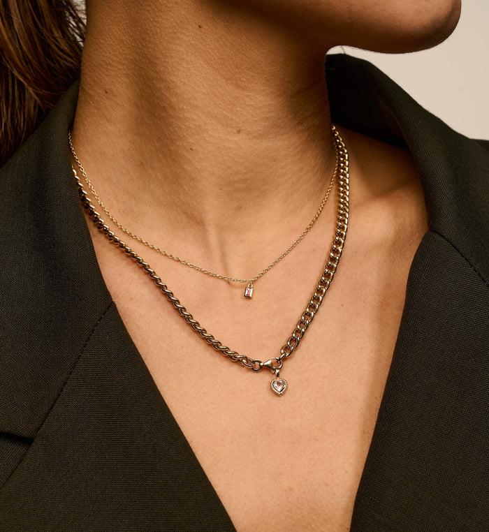 Anna Nina Eve Blush Necklace 14K