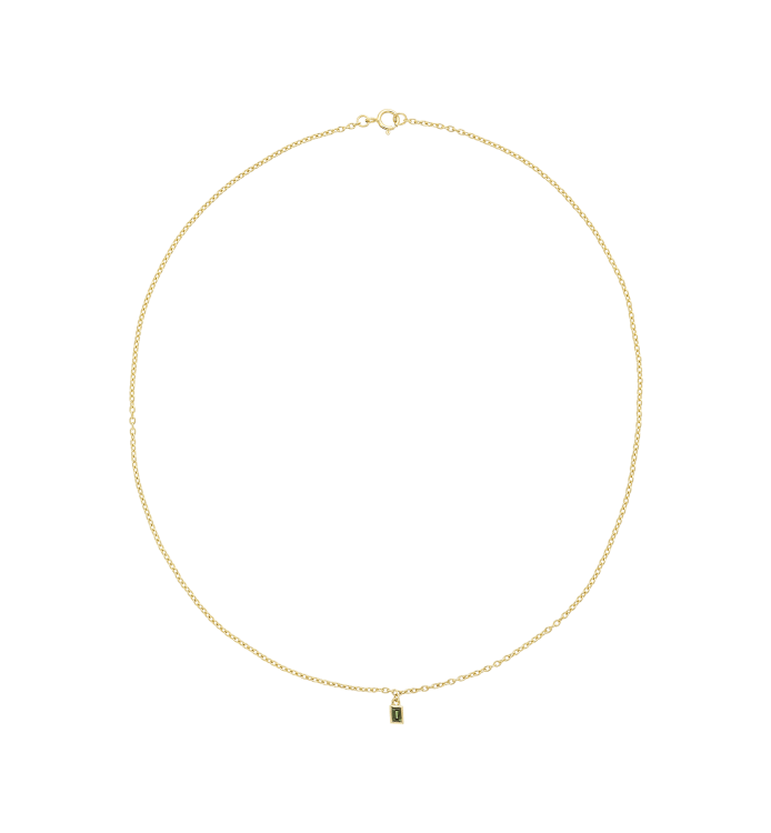 Anna Nina Eve Sage Necklace 14K