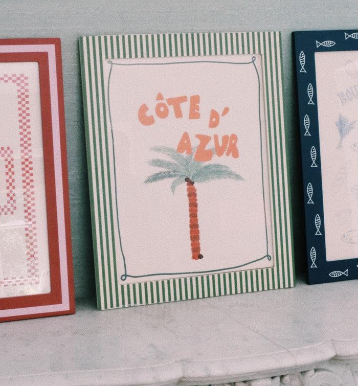 Anna Nina Fern Striped Frame