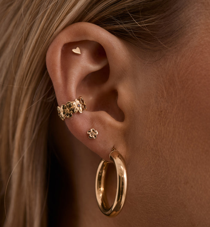 Anna Nina Forget Me Not Ear Cuff 10K
