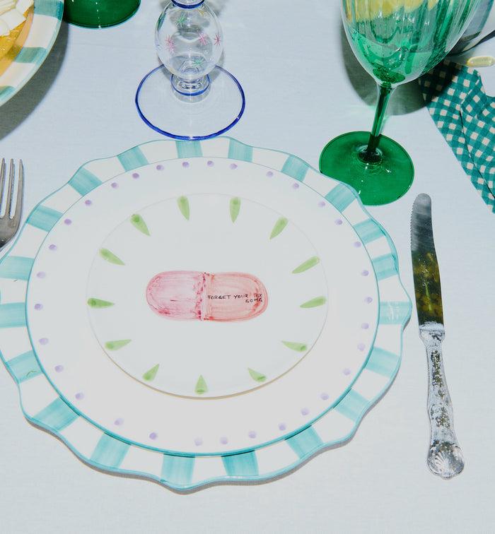 Anna Nina Forget Your Ex Pill Dessert Plate