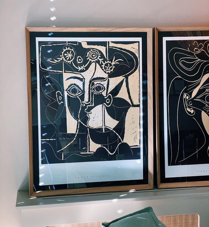 Anna Nina G&C Picasso Decorated Hat Framed Artwork