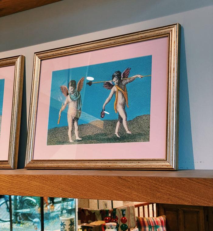 Anna Nina G&C Roman Angels Standing Painting