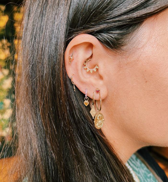 Anna Nina Gaia Daith Piercing 14K