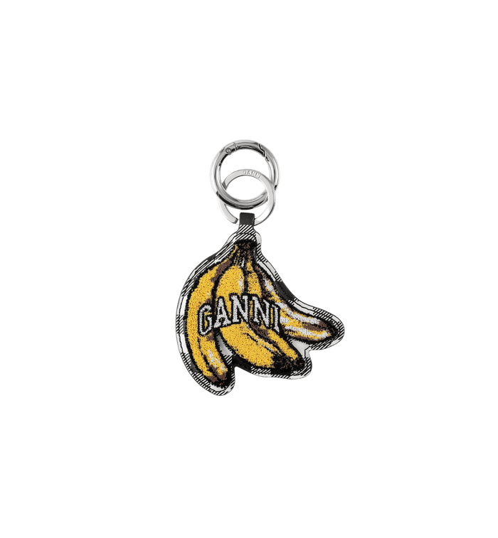 anna nina GANNI Banana Velvet Keychain