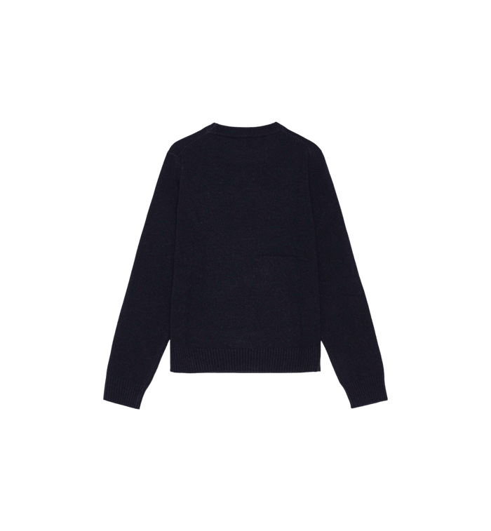 Anna Nina GANNI Graphic Baseball Crewneck Blue