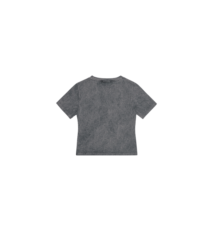 Anna Nina GANNI Jersey Heart Small T-Shirt Grey